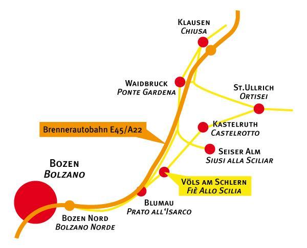 Gasthof Albergo Kreuzwirt Fiè Zewnętrze zdjęcie